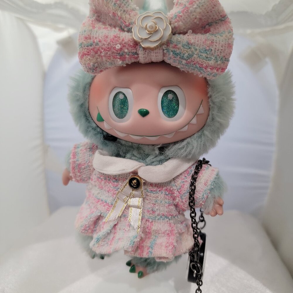 Labubu Clothes Set dress with Bow #42 - Picture 3 of 3